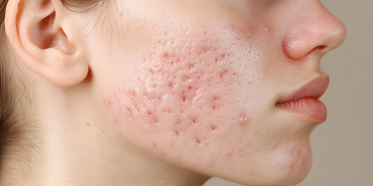 Scars on face