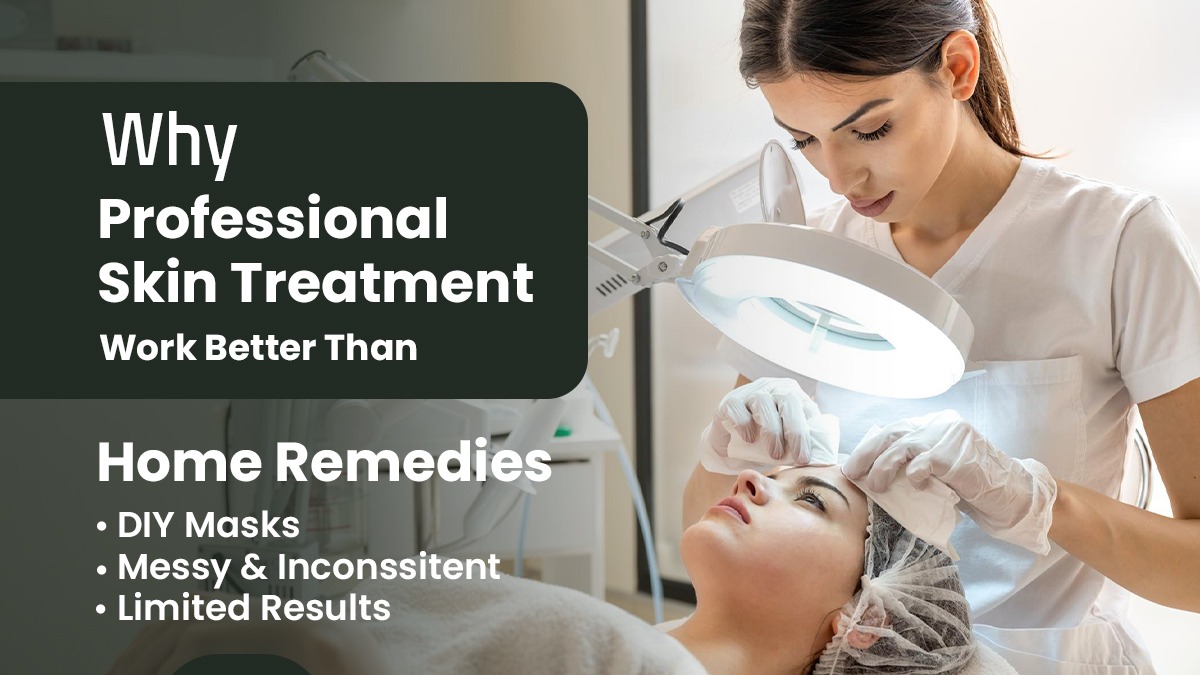 Why Professional Skin Treatments Work Better Than Home Remedies?