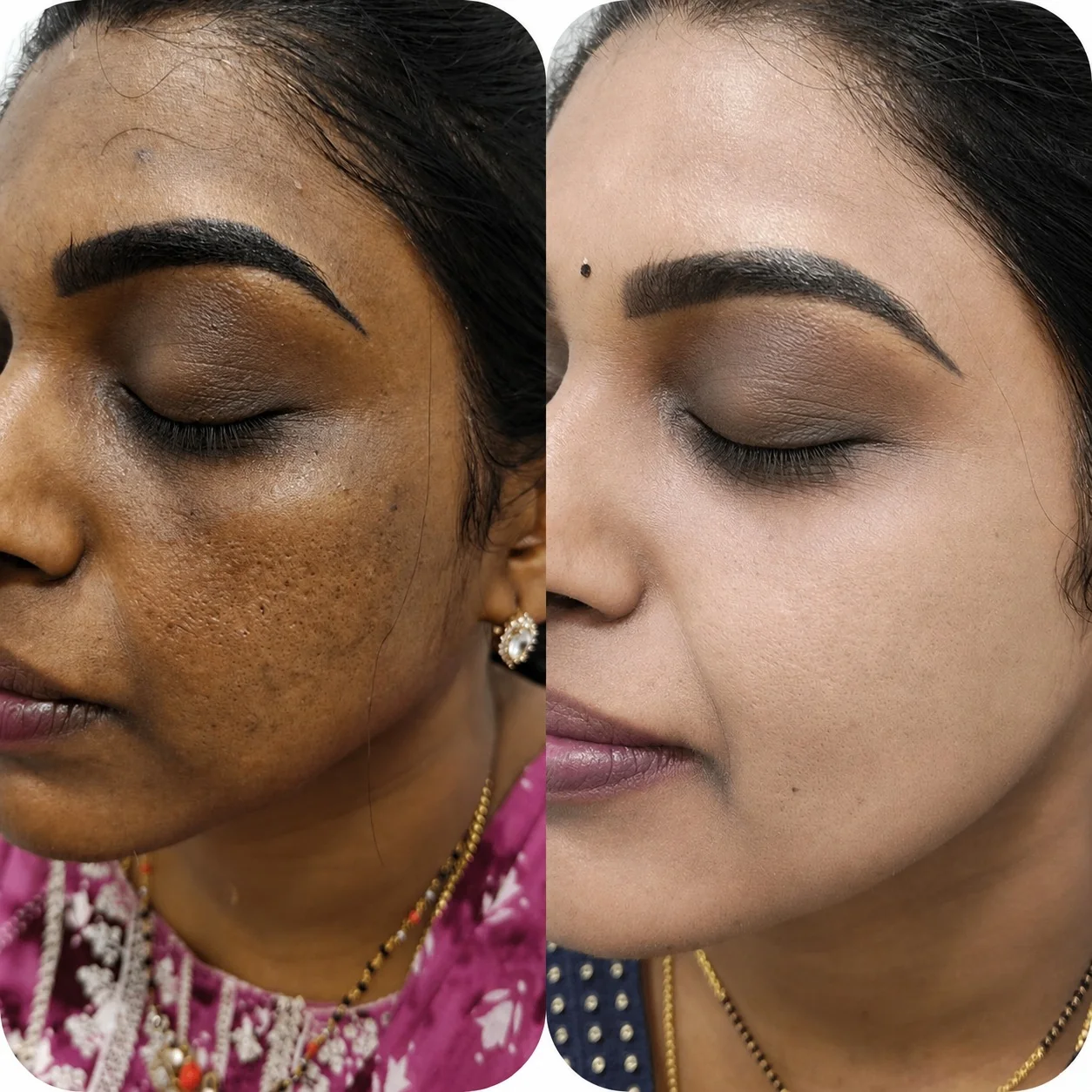Before and after result 2