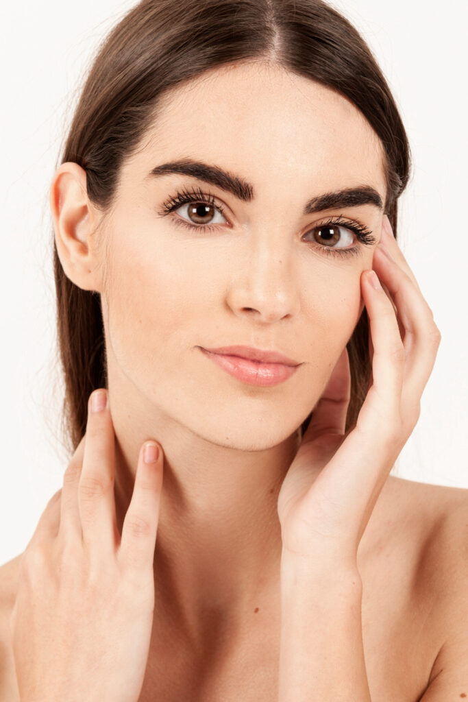 HIFU brow and eye area lift precision