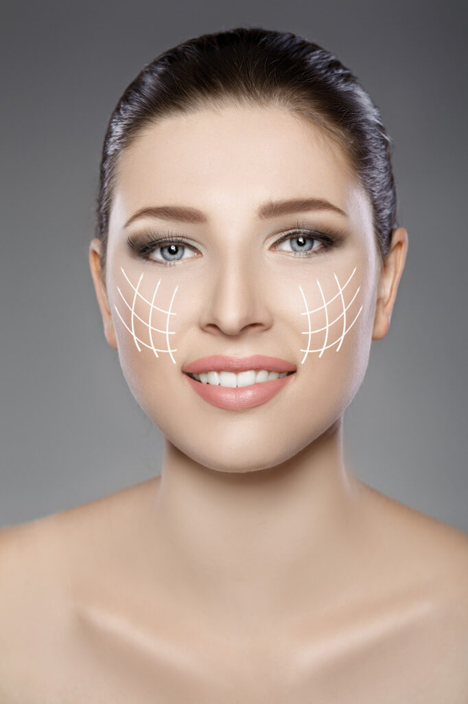 HIFU complete face lifting ultrasound treatment