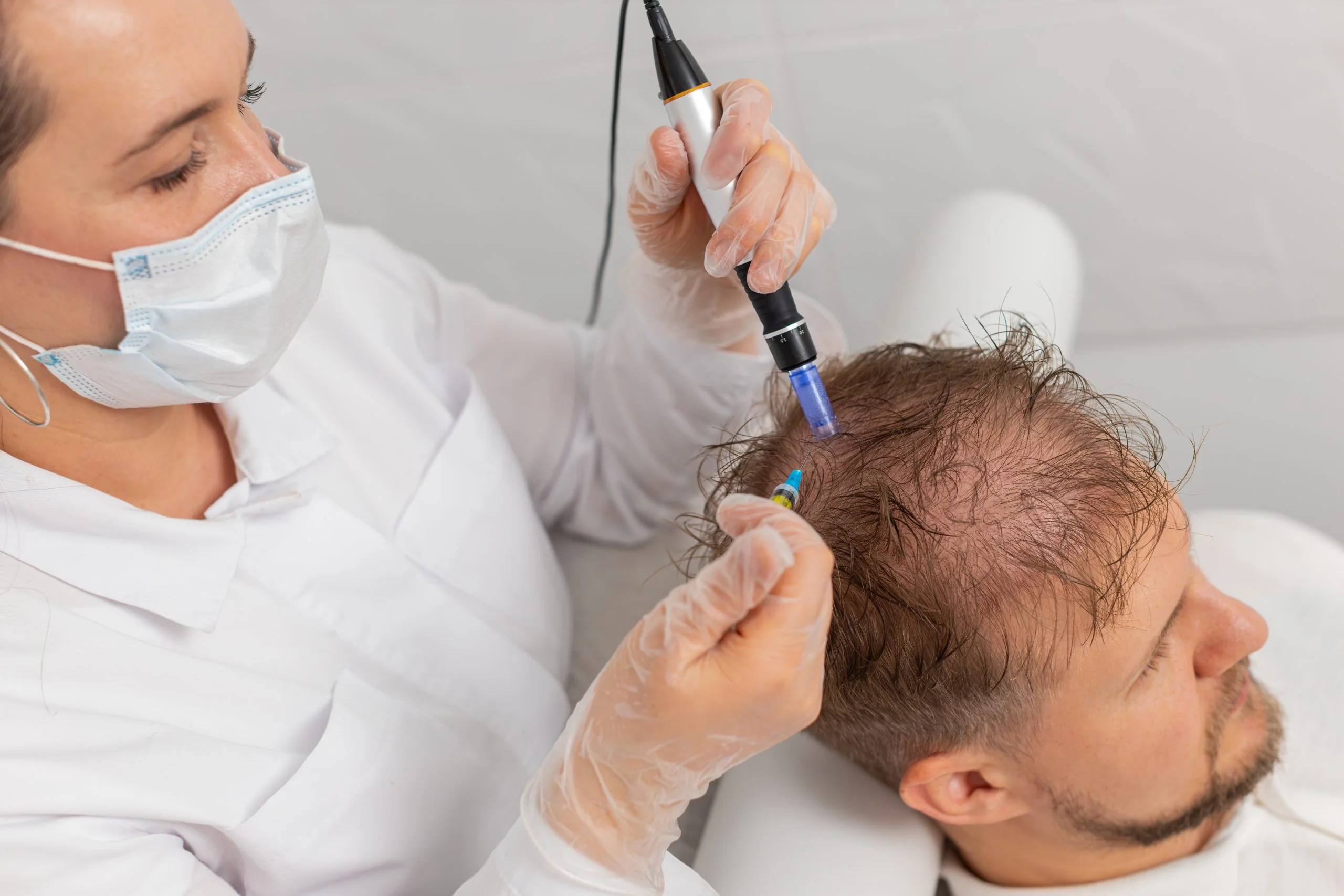 Hair consultation at Aliva Aesthetics Vijayawada