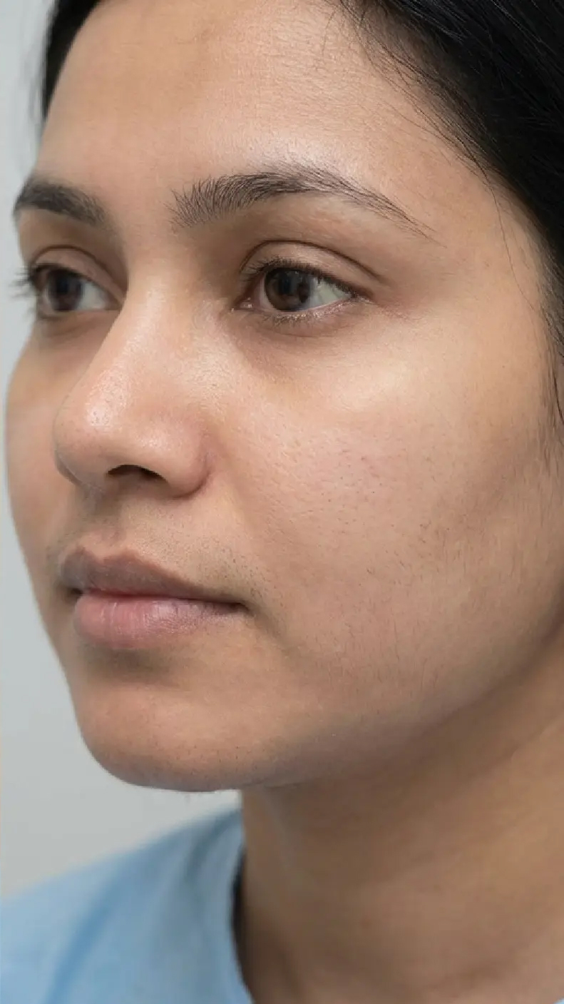 After laser treatment