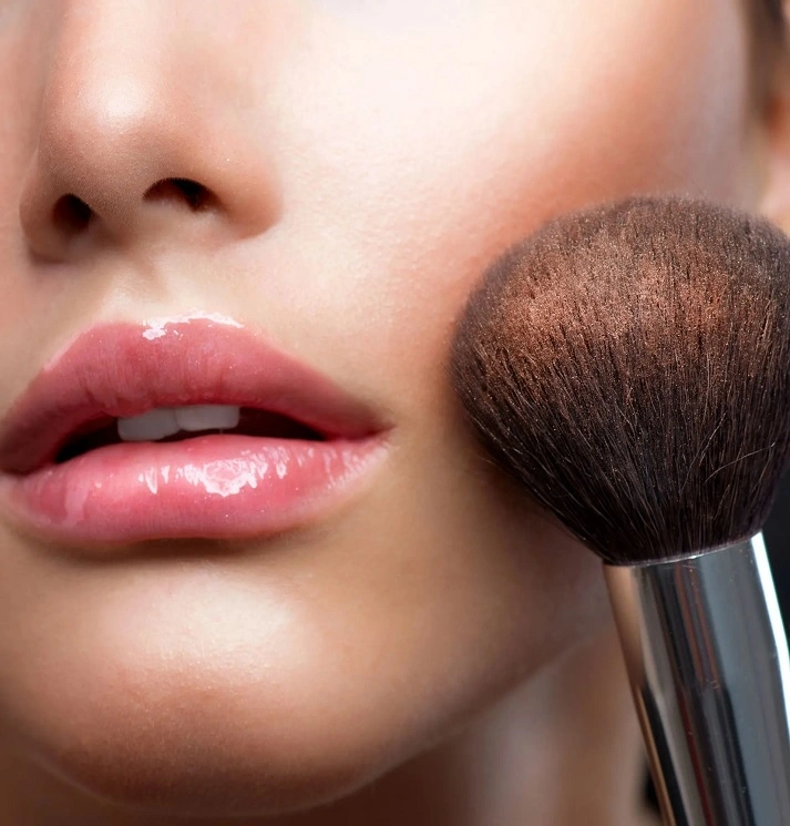 Lip blush permanent makeup treatment