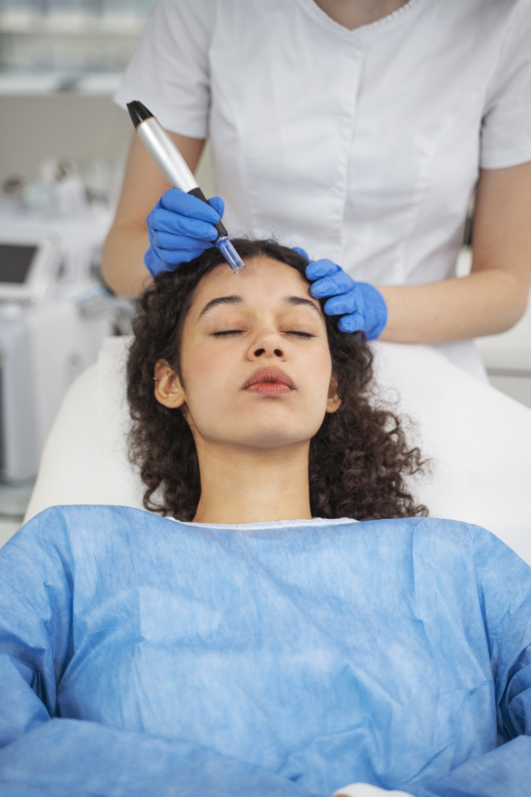 Microneedling RF skin treatment