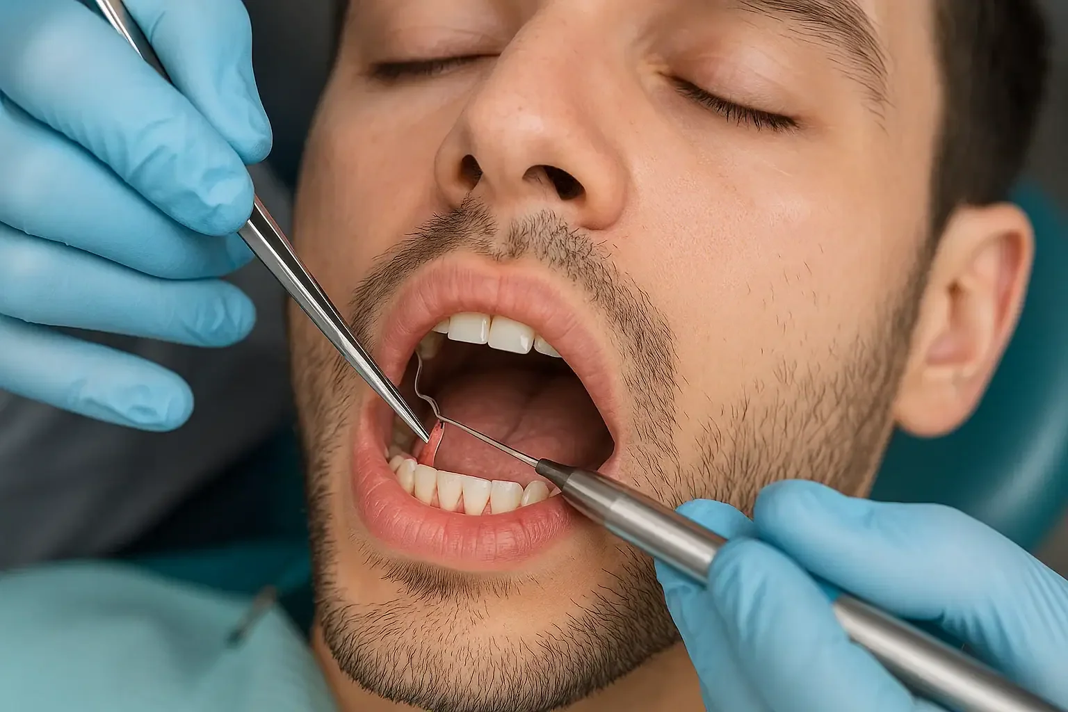 Surgical frenectomy procedure