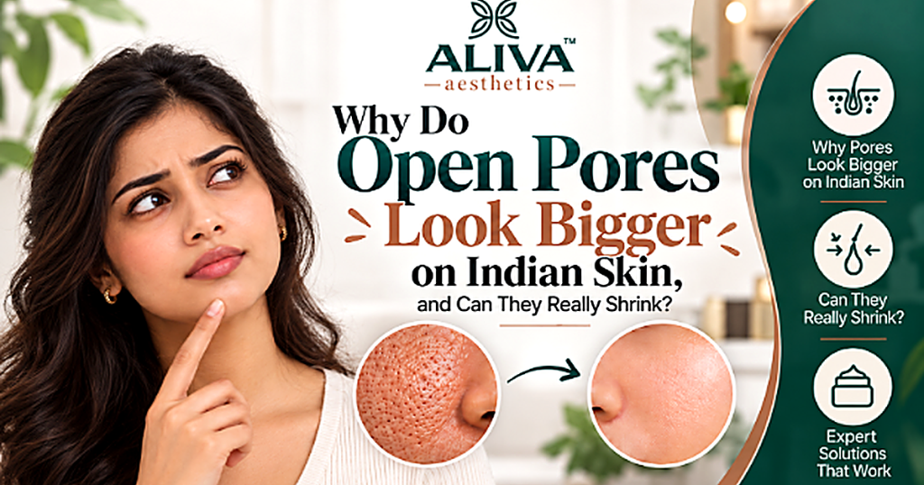 Open Pores Treatment in Vijayawada and Guntur at Aliva Aesthetics